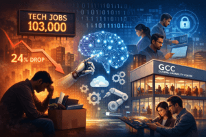 Beyond the Headline: Decoding India's Tech Hiring Slowdown and the Silent GCC Revolution 