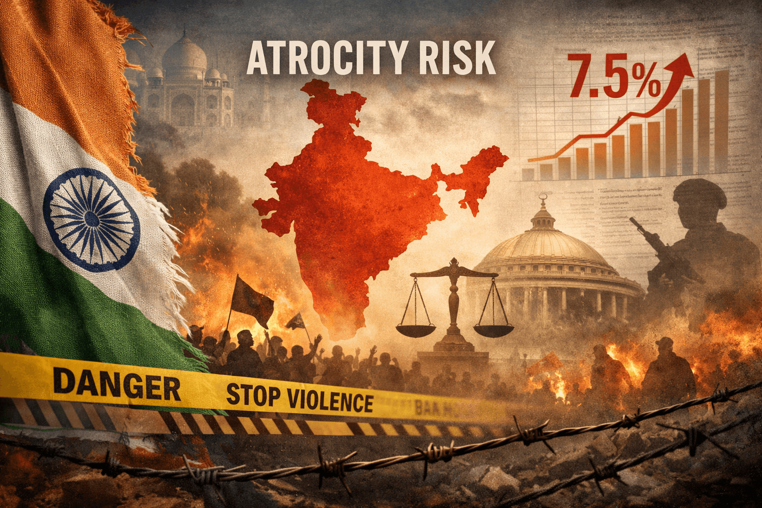 Beyond the Ranking: Decoding India's Position on the Atrocity Risk Index and the Path to Prevention 