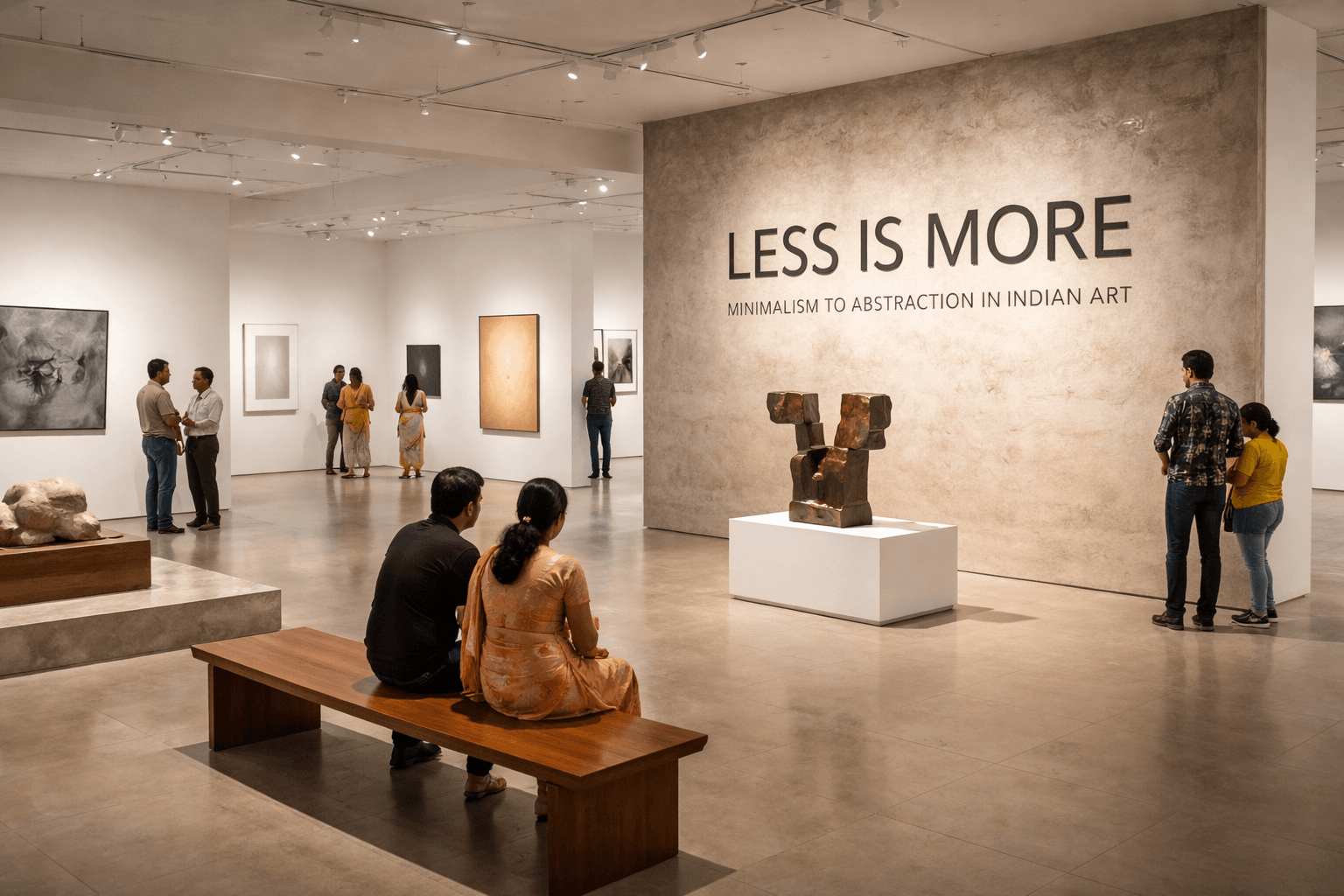 Beyond the Visual Clutter: How Kolkata's 'Less is More' Exhibition Redefines India's Artistic Soul 