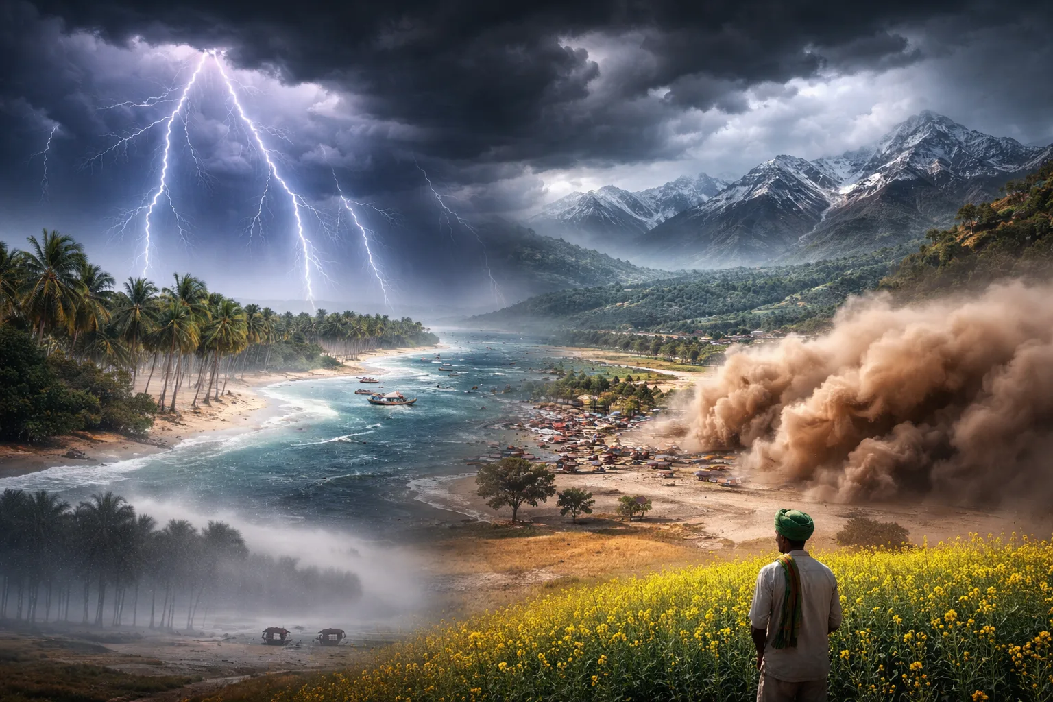 Decoding the Skies: IMD's Thunderstorm Alert Signals a Turbulent Weather Symphony Across India 