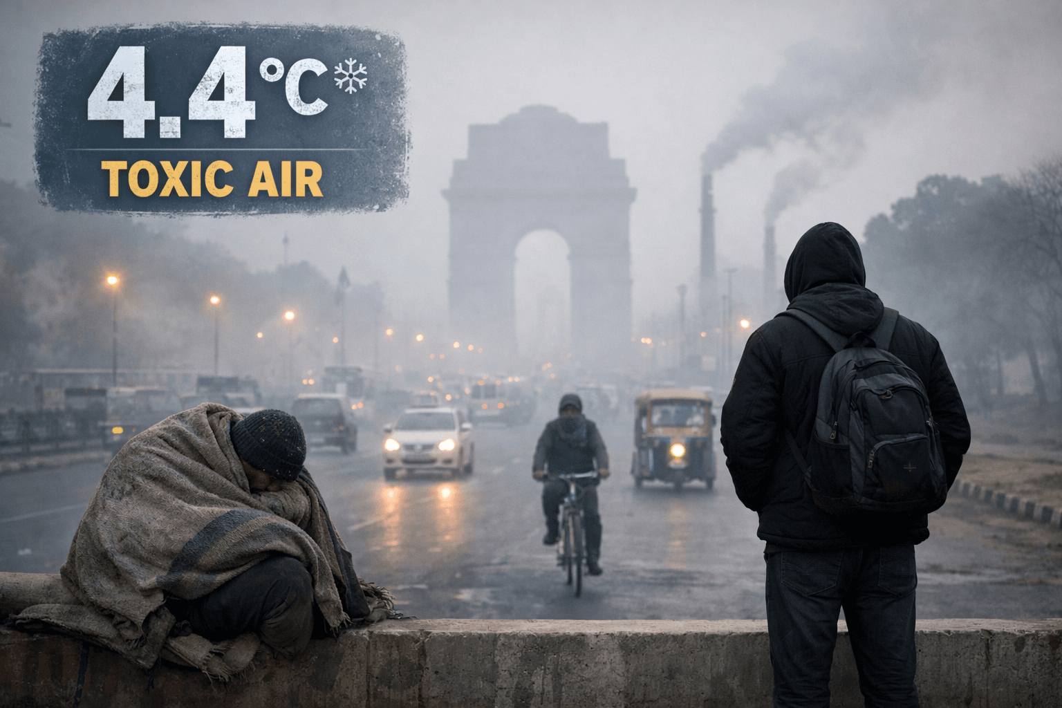 Delhi’s Chilled Breath, Toxic Air: Unpacking the Winter Crisis Beyond the 4.4°C Headline 