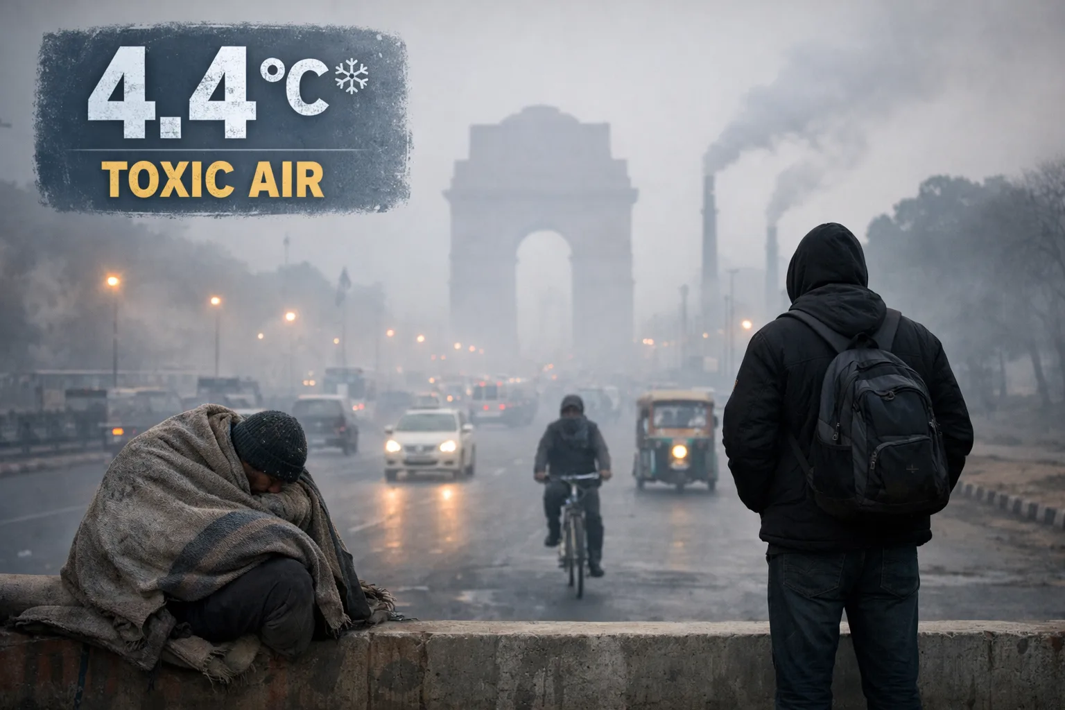 Delhi’s Chilled Breath, Toxic Air: Unpacking the Winter Crisis Beyond the 4.4°C Headline 