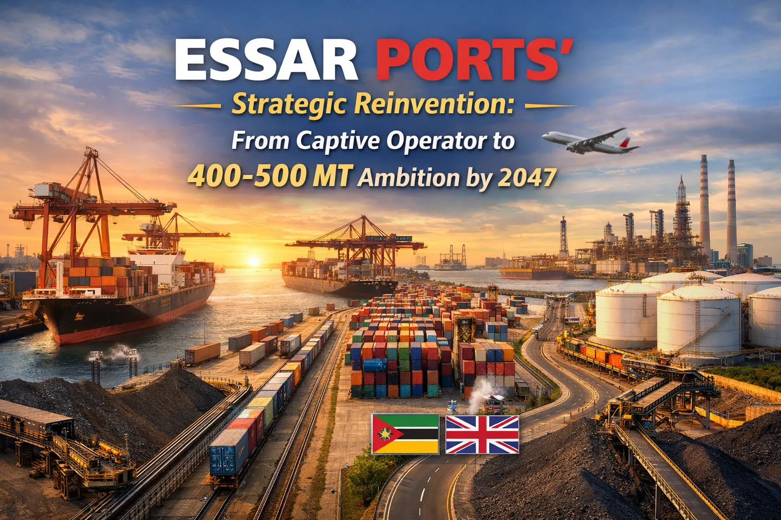 Essar Ports' Strategic Reinvention: From Captive Operator to 400-500 mt Ambition by 2047 