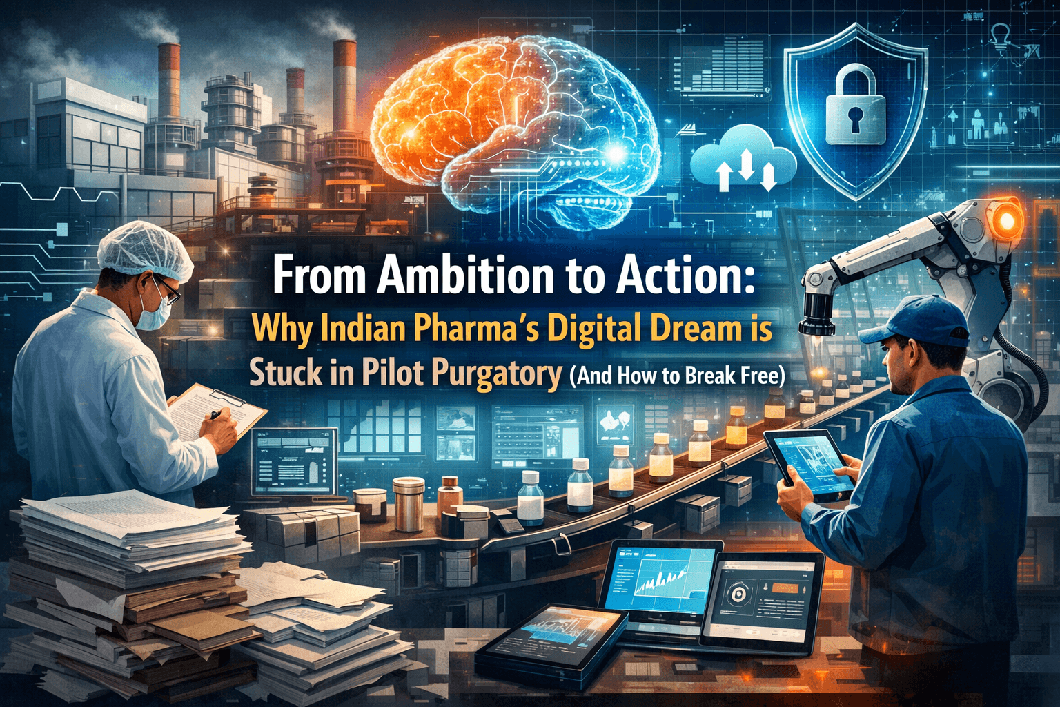 From Ambition to Action: Why Indian Pharma’s Digital Dream is Stuck in Pilot Purgatory (And How to Break Free) 