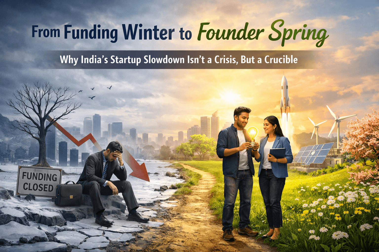 From Funding Winter to Founder Spring: Why India's Startup Slowdown Isn't a Crisis, But a Crucible 