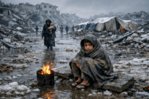 Frozen in Displacement: How Winter's Wrath Deepens Gaza's Man-Made Catastrophe 