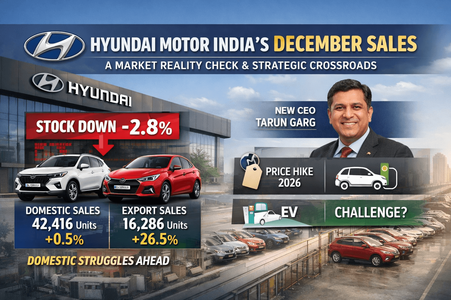 Hyundai Motor India's December Sales: A Market Reality Check and Strategic Crossroads