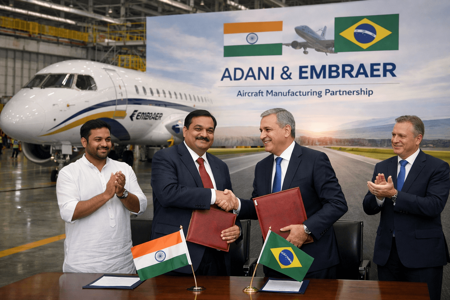 India’s Aerospace Ambition Takes Flight: Can the Adani-Embraer Pact Forge a New Manufacturing Frontier? 