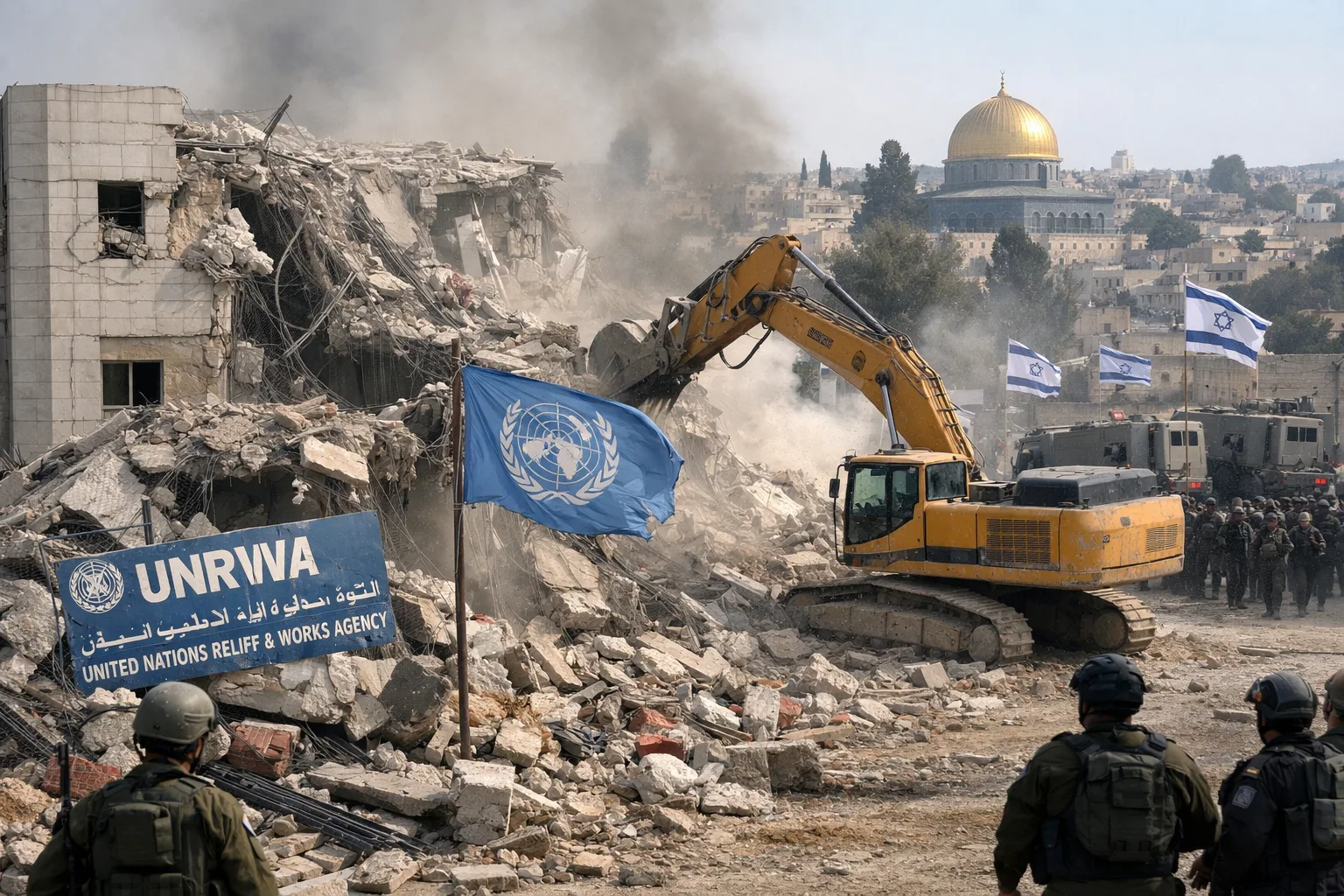 Israel's Demolition of UNRWA Headquarters: A Systemic Assault on International Law 