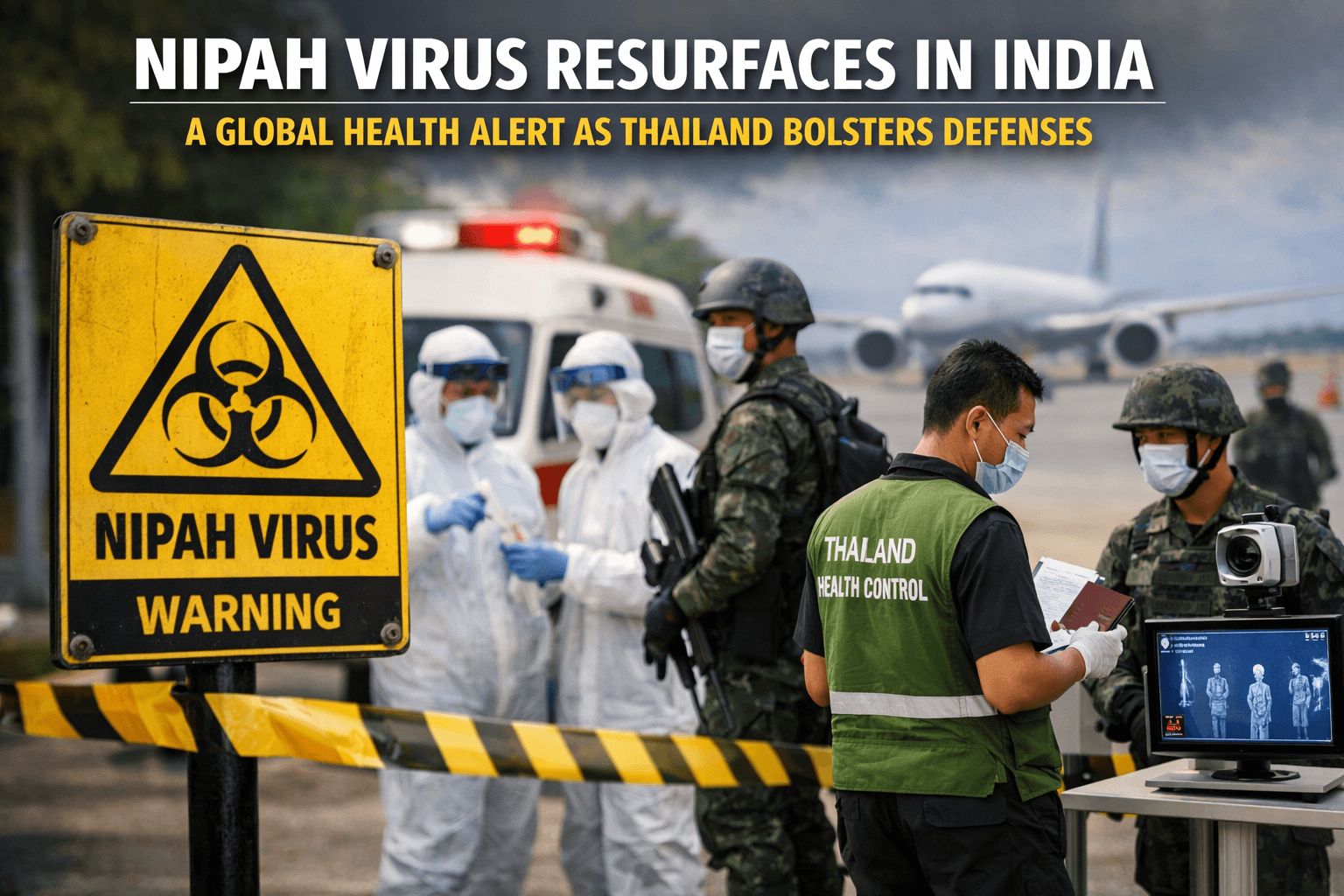 Nipah Virus Resurfaces in India: A Global Health Alert as Thailand Bolsters Defenses 