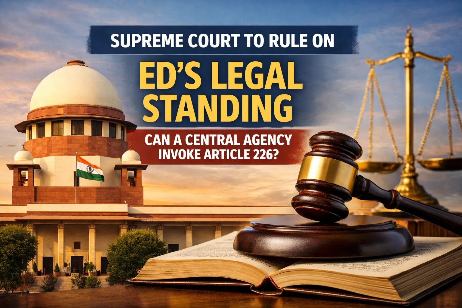 Supreme Court to Rule on ED's Legal Standing: Can a Central Agency Invoke Article 226? 