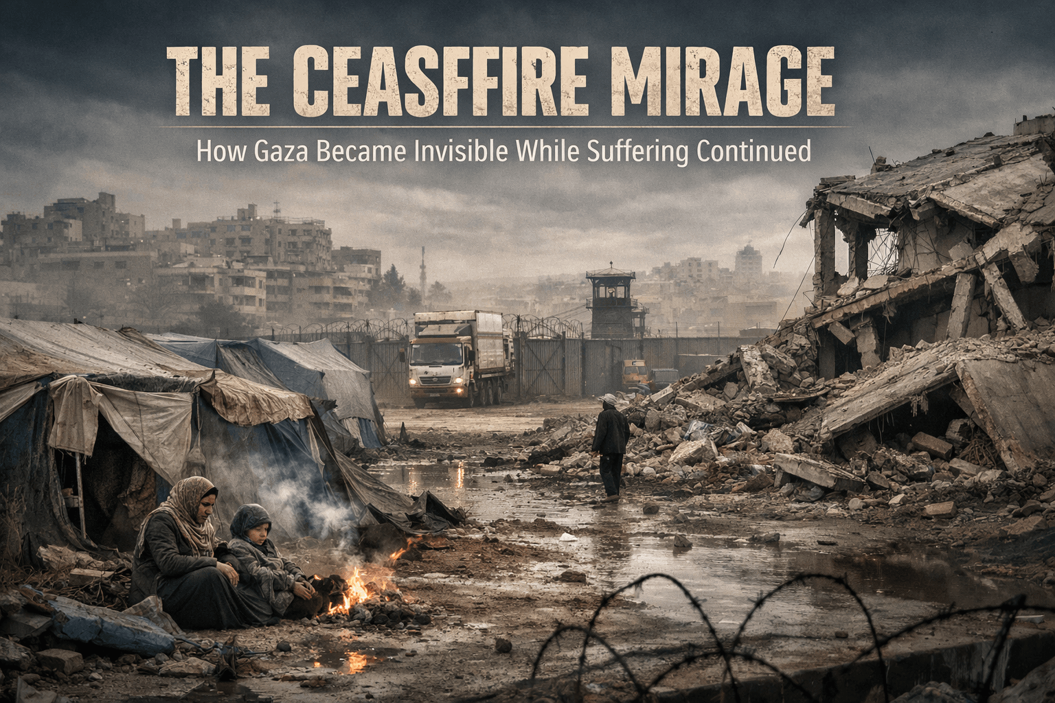 The Ceasefire Mirage: How Gaza Became Invisible While Suffering Continued 