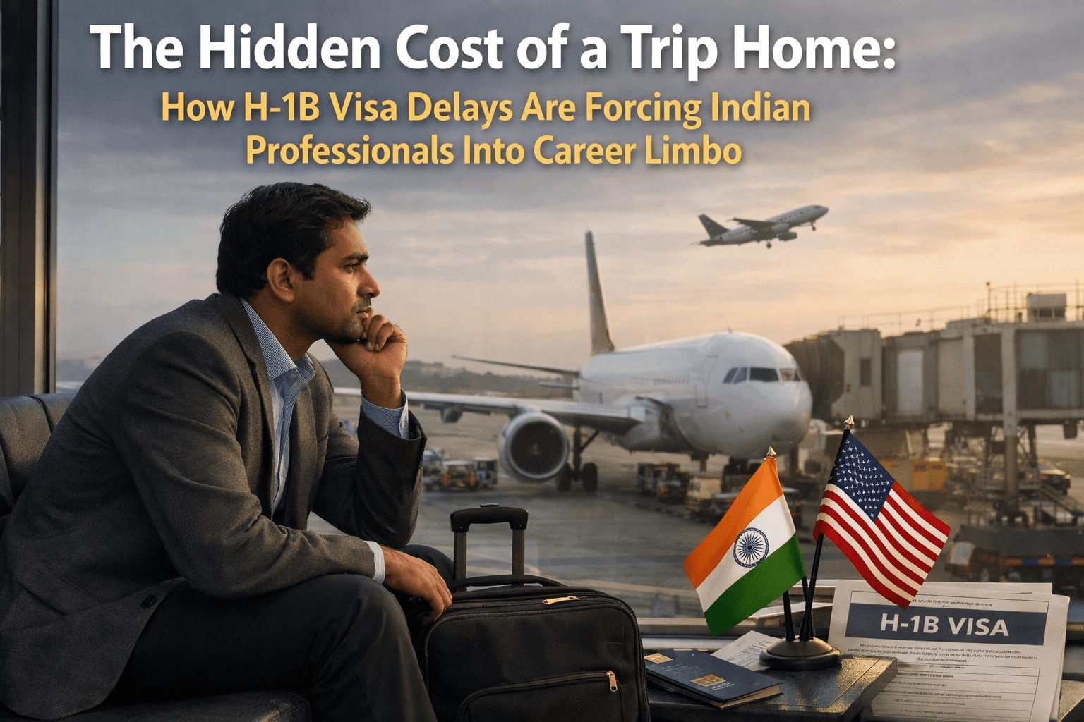 The Hidden Cost of a Trip Home: How H-1B Visa Delays Are Forcing Indian Professionals Into Career Limbo 