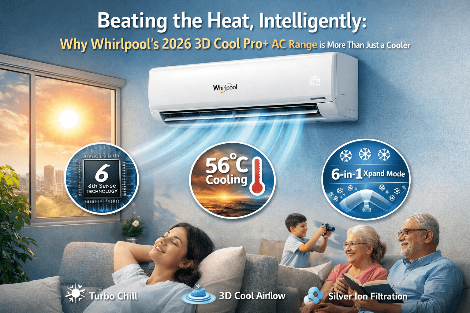 Beating the Heat, Intelligently: Why Whirlpool’s 2026 3D Cool Pro+ AC Range is More Than Just a Cooler 