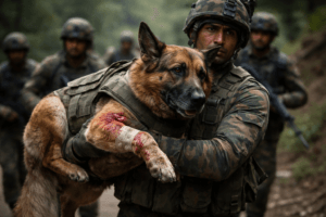 Beyond Duty: The Unwavering Courage of Tyson, the Army Dog Who Took a Bullet and Kept Fighting 1 Beyond Duty: The Unwavering Courage of Tyson, the Army Dog Who Took a Bullet and Kept Fighting