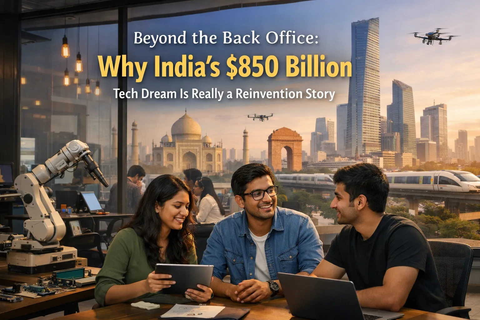 Beyond the Back Office: Why India’s $850 Billion Tech Dream Is Really a Reinvention Story 