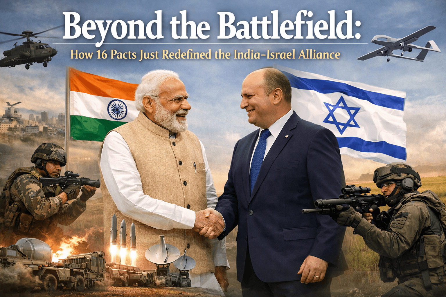 Beyond the Battlefield: How 16 Pacts Just Redefined the India-Israel Alliance 