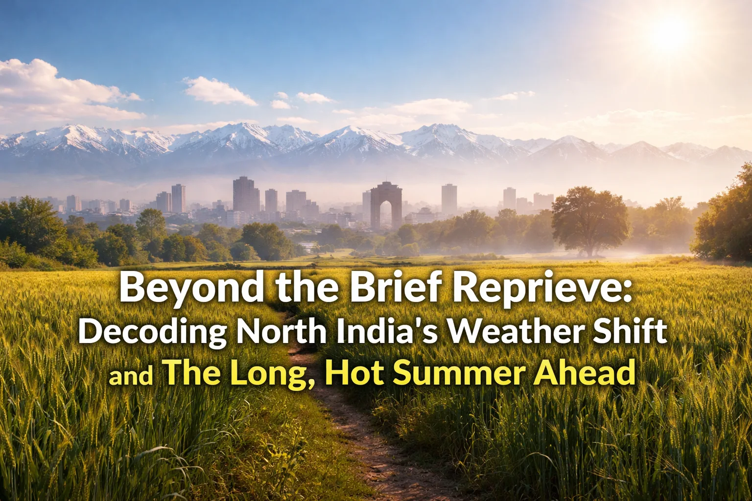 Beyond the Brief Reprieve: Decoding North India's Weather Shift and The Long, Hot Summer Ahead 