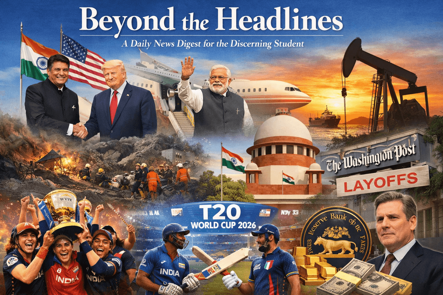 Beyond the Headlines: A Daily News Digest for the Discerning Student
