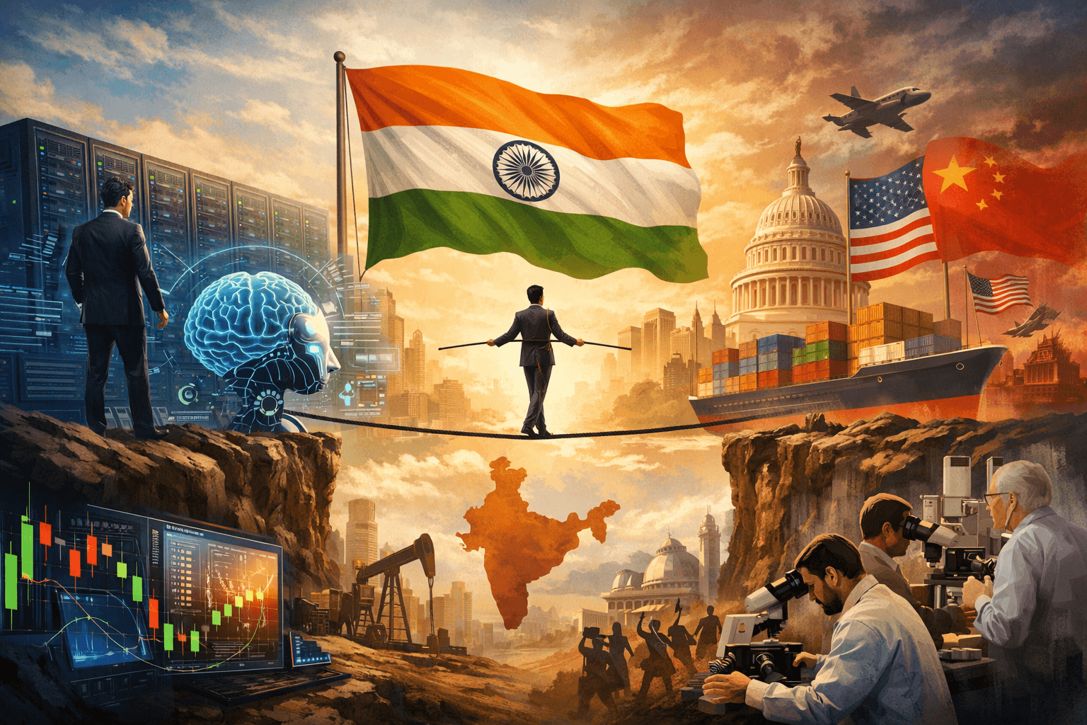 Beyond the Headlines: Decoding India's Calculated Gamble in an Age of AI and Geopolitics 