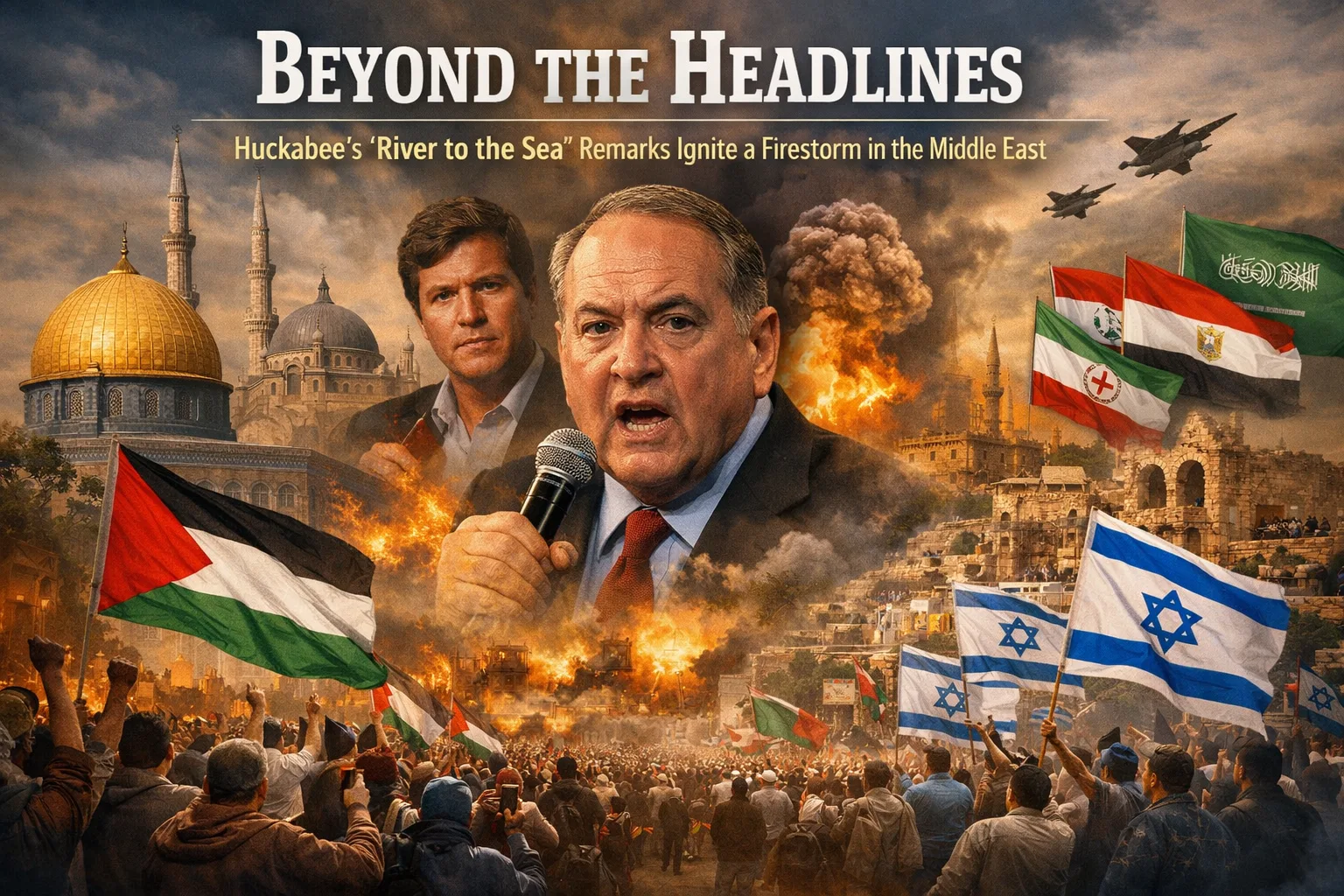 Beyond the Headlines: Huckabee's "River to the Sea" Remarks Ignite a Firestorm in the Middle East 