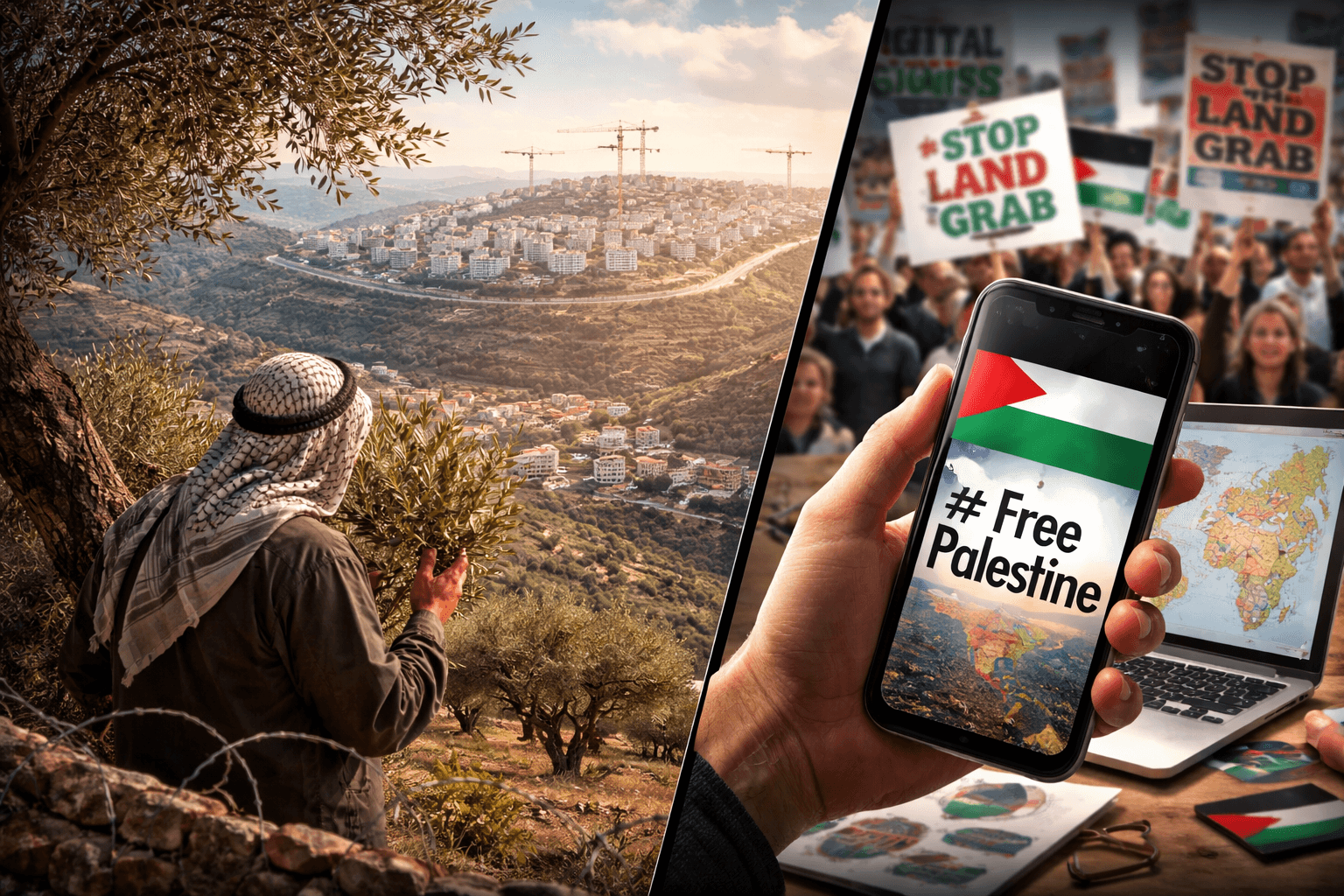Beyond the Headlines: Israel's West Bank Land Grab and the Digital Battle for Palestine 