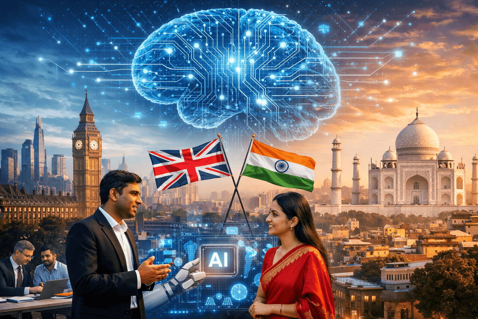 Beyond the Lab: Why the UK and India Are Betting Big on Being the World's AI Adopters 