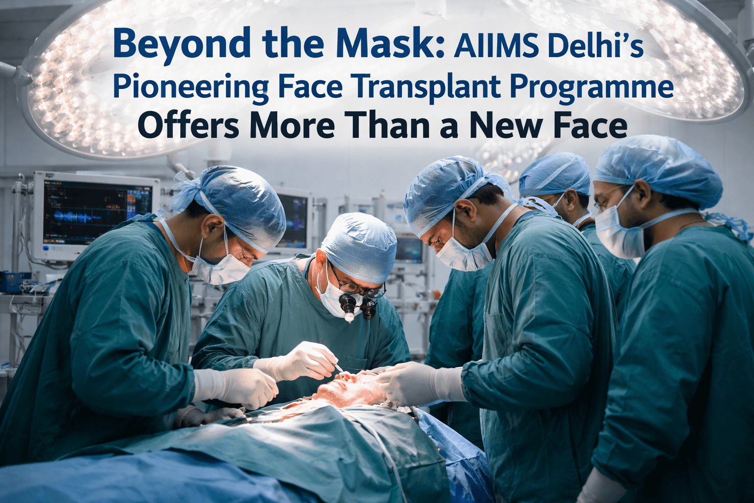 Beyond the Mask: AIIMS Delhi's Pioneering Face Transplant Programme Offers More Than a New Face 