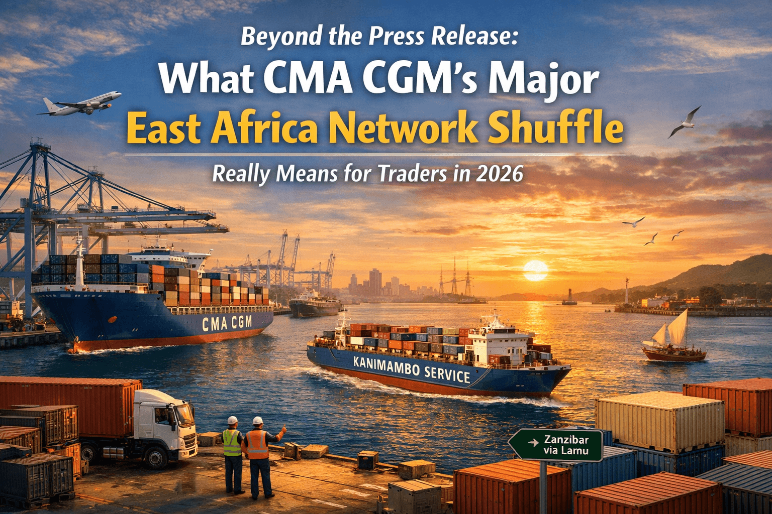 Beyond the Press Release: What CMA CGM‘s Major East Africa Network Shuffle Really Means for Traders in 2026 