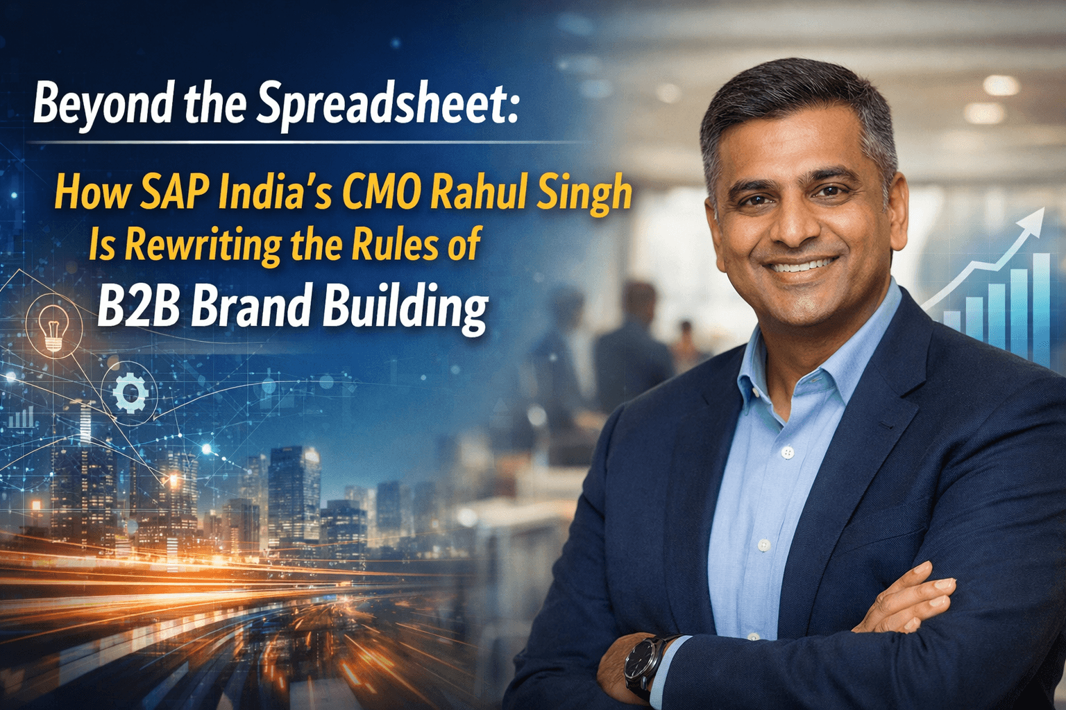 Beyond the Spreadsheet: How SAP India's CMO Rahul Singh Is Rewriting the Rules of B2B Brand Building 