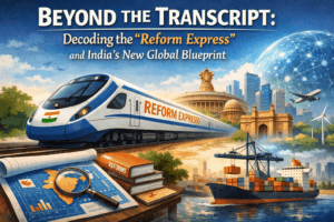 Beyond the Transcript: Decoding the "Reform Express" and India's New Global Blueprint 1 Beyond the Transcript: Decoding the "Reform Express" and India's New Global Blueprint
