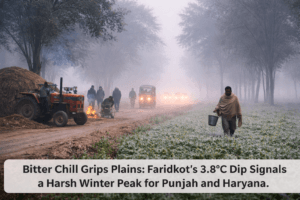 Bitter Chill Grips Plains: Faridkot’s 3.8°C Dip Signals a Harsh Winter Peak for Punjab and Haryana 1 Bitter Chill Grips Plains: Faridkot’s 3.8°C Dip Signals a Harsh Winter Peak for Punjab and Haryana