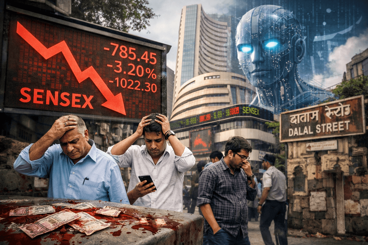 Bloodbath on Dalal Street: Why AI Fears Are Dismantling India’s $250 Billion IT Empire 