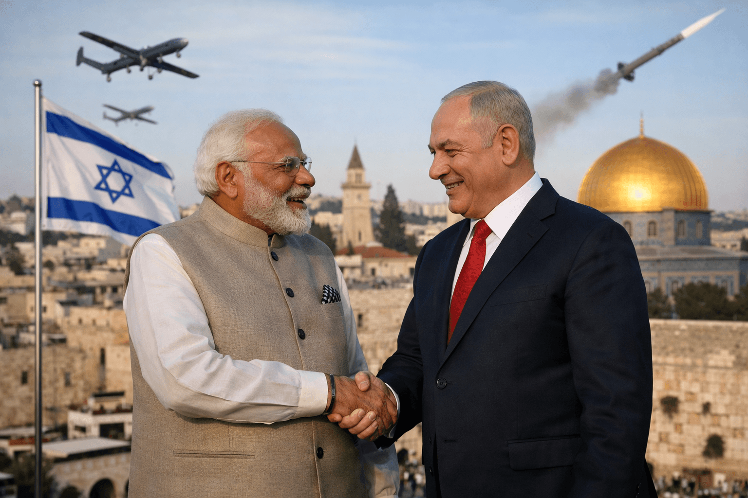 Bromance Under Bombs: Decoding the India-Israel Alliance as Modi Returns to Tel Aviv 