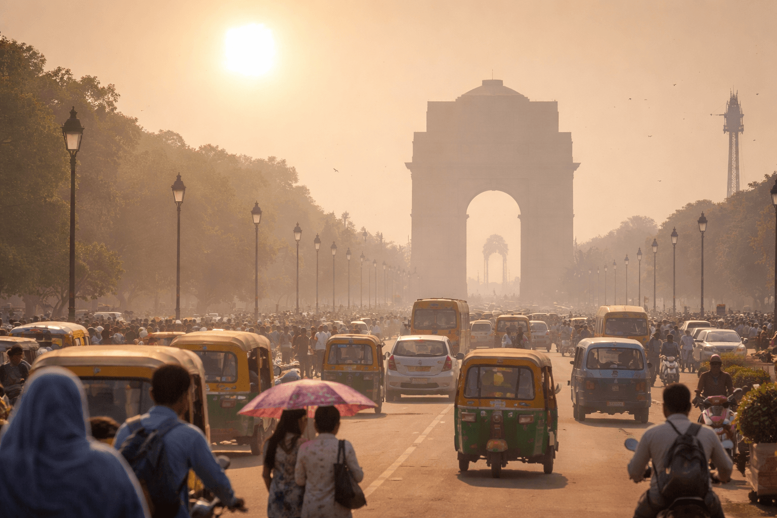 Delhi’s Unrelenting Heat: Spring Skips the Capital as Mercury Poised to Hit 32°C and Air Quality Remains a Concern 