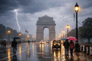 Delhi's Unusual Winter Rain: Decoding the Western Disturbance Behind the Yellow Alert 