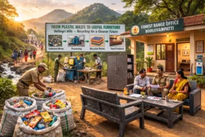 From Pilgrim Trash to Forest Treasure: How Tamil Nadu's Sacred Plastic Waste Became Office Furniture 