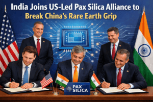 India Joins US-Led Pax Silica Alliance to Break China's Rare Earth Grip
