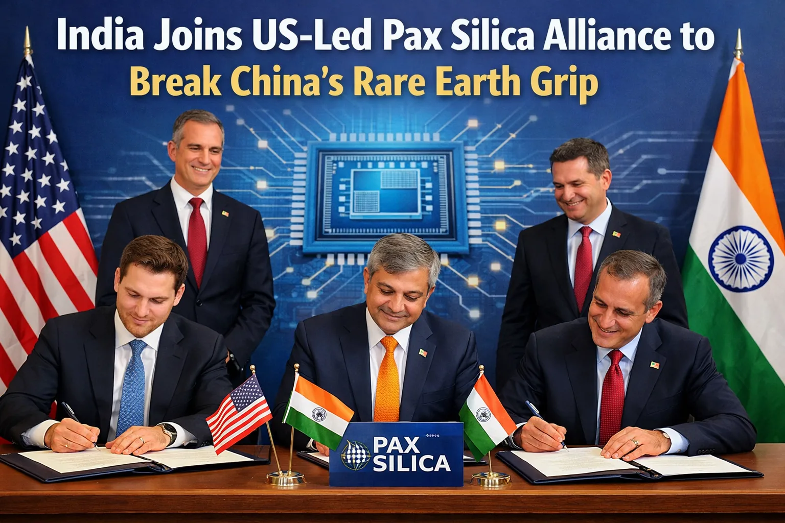 India Joins US-Led Pax Silica Alliance to Break China's Rare Earth Grip