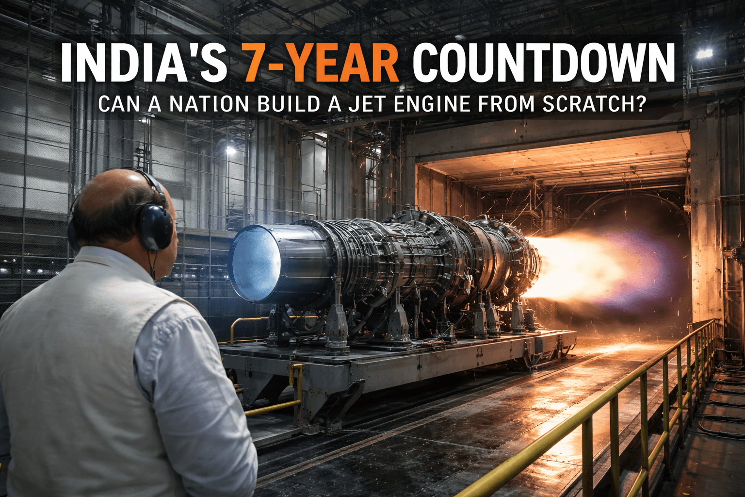 India’s 7-Year Countdown: Can a Nation Build a Jet Engine from Scratch? 