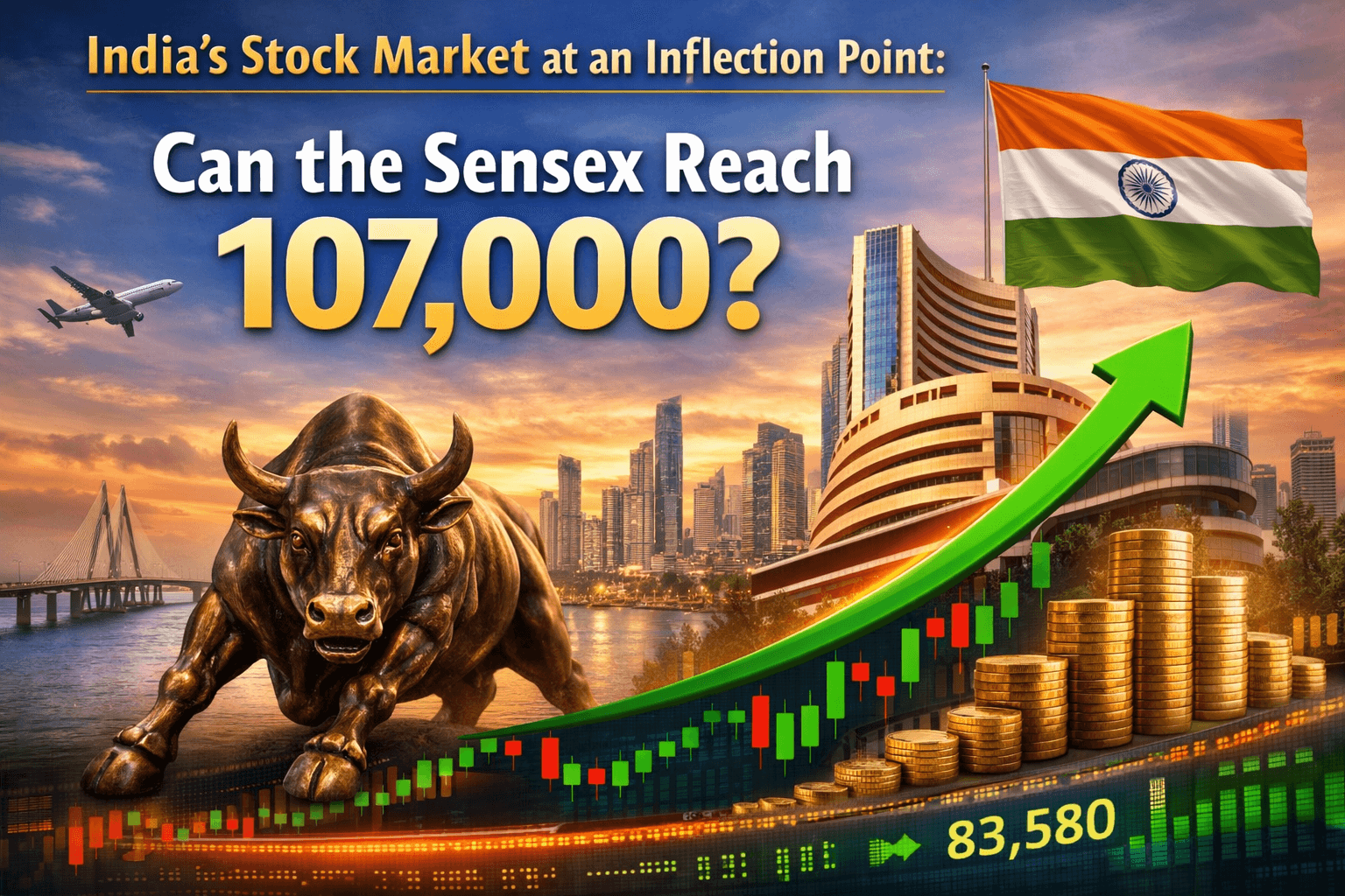 India's Stock Market at an Inflection Point: Can the Sensex Reach 107,000? 