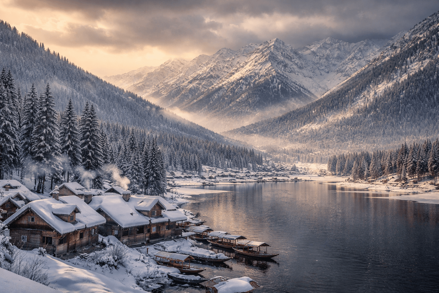 Kashmir’s Winter Whimsy: A Tale of Rising Nights, Snowy Peaks, and the Valley’s Seasonal Rhythm 
