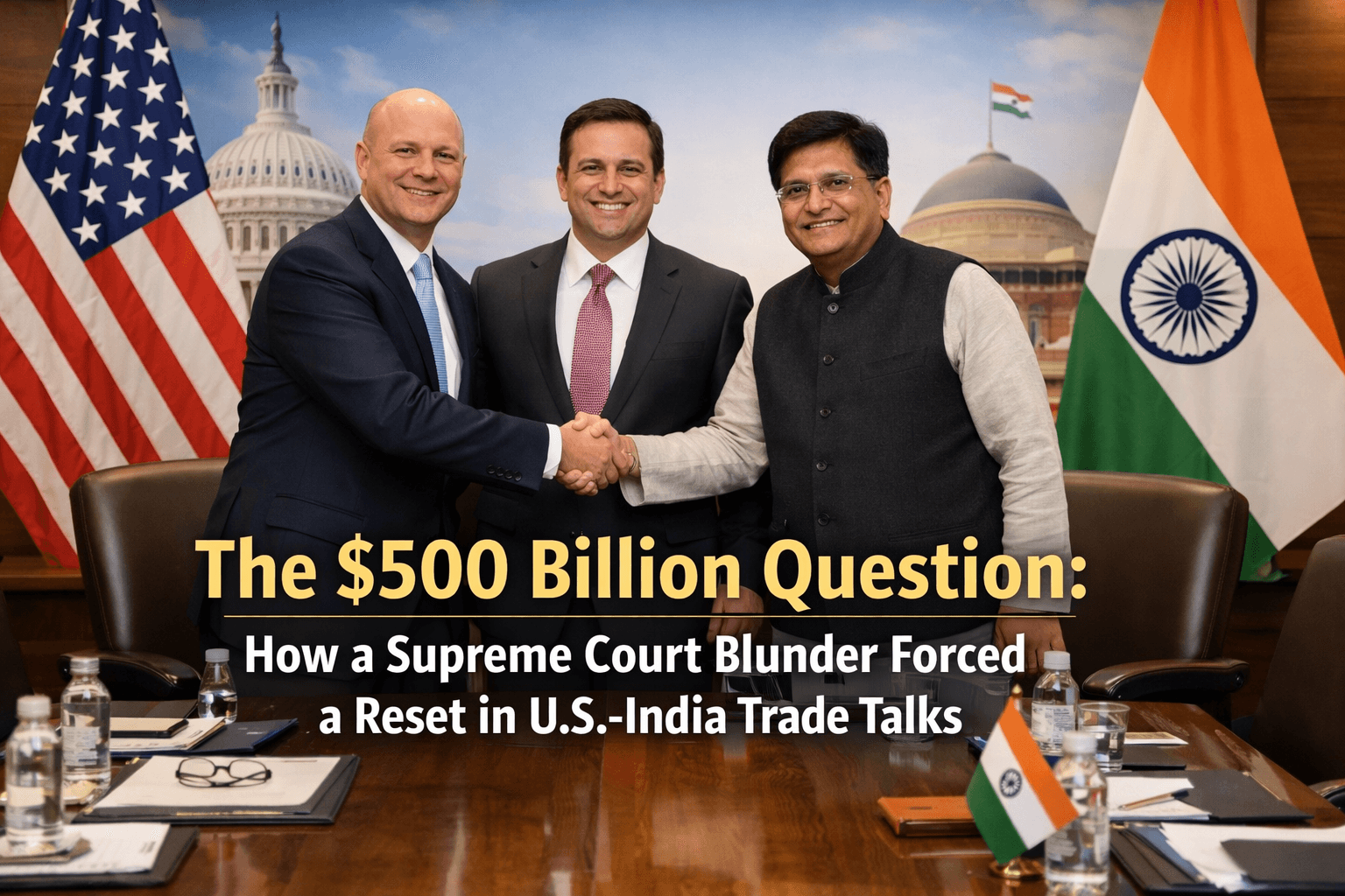The $500 Billion Question: How a Supreme Court Blunder Forced a Reset in U.S.-India Trade Talks 