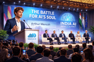 The Battle for AI's Soul: Mistral's Mensch Warns of 'Digital Colonialism' as US Giants Dominate Delhi Summit 1 The Battle for AI's Soul: Mistral's Mensch Warns of 'Digital Colonialism' as US Giants Dominate Delhi Summit