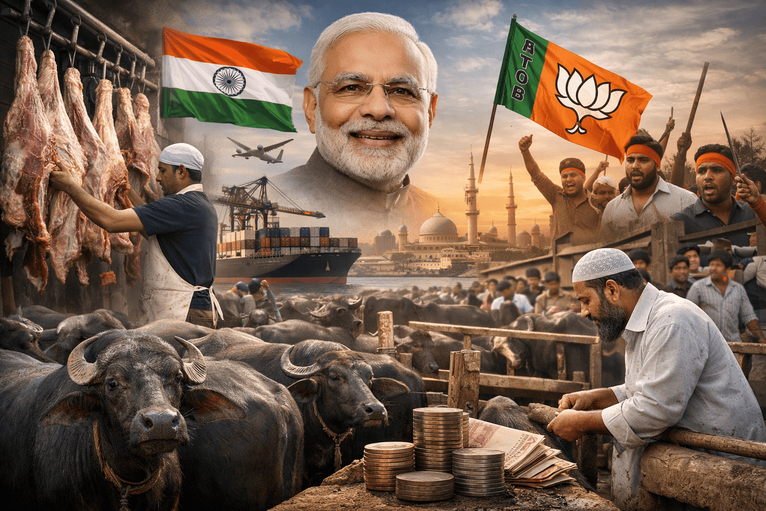 The Buffalo Paradox: India’s Top Beef Exporter and the Politics of Meat 