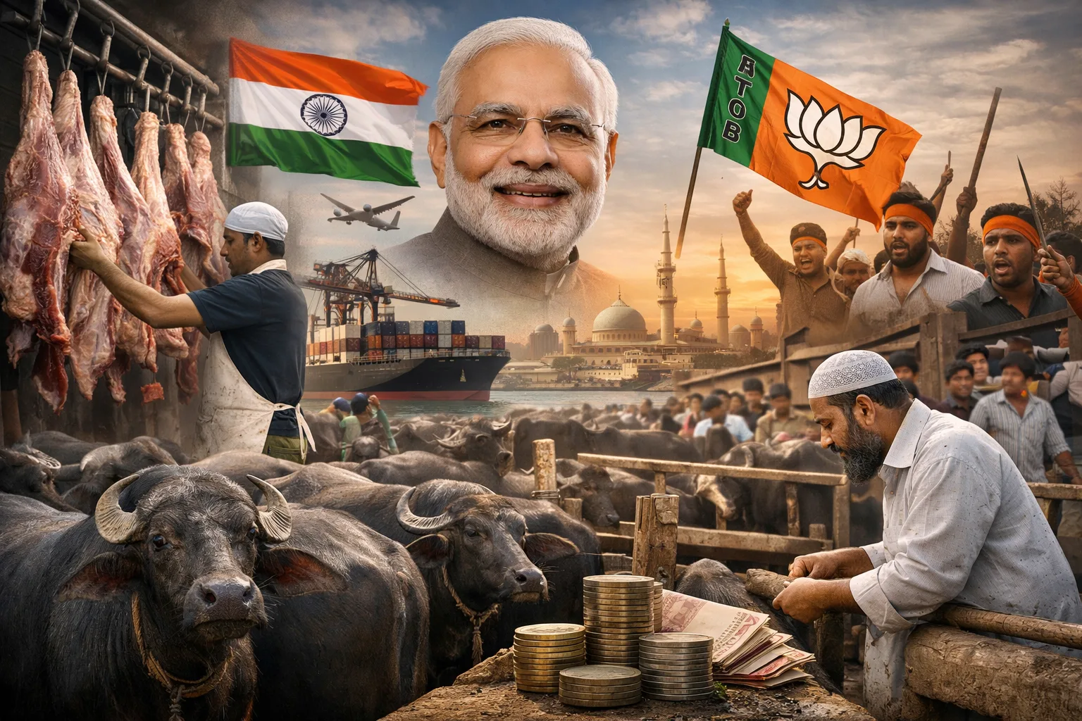 The Buffalo Paradox: India’s Top Beef Exporter and the Politics of Meat 