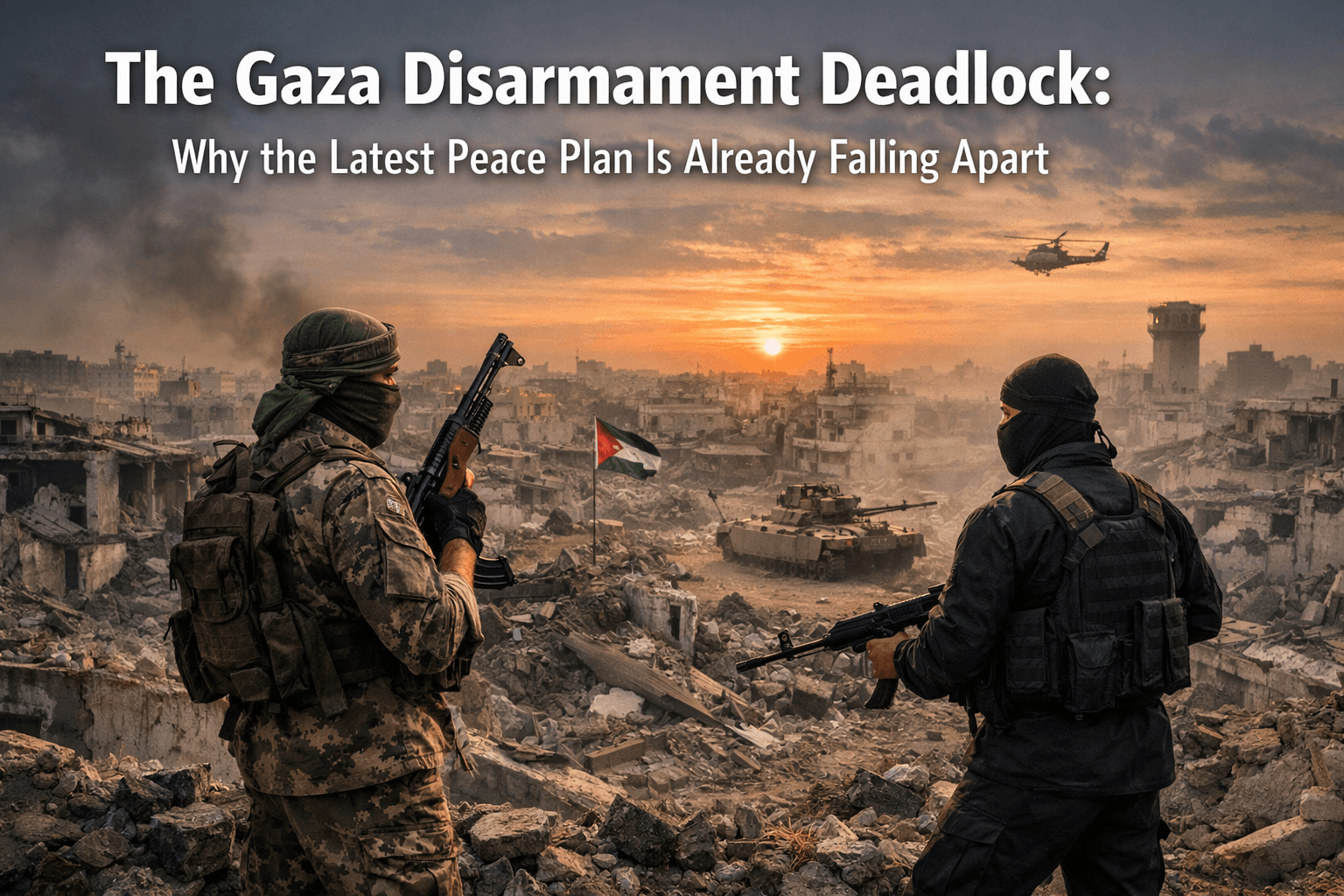 The Gaza Disarmament Deadlock: Why the Latest Peace Plan Is Already Falling Apart