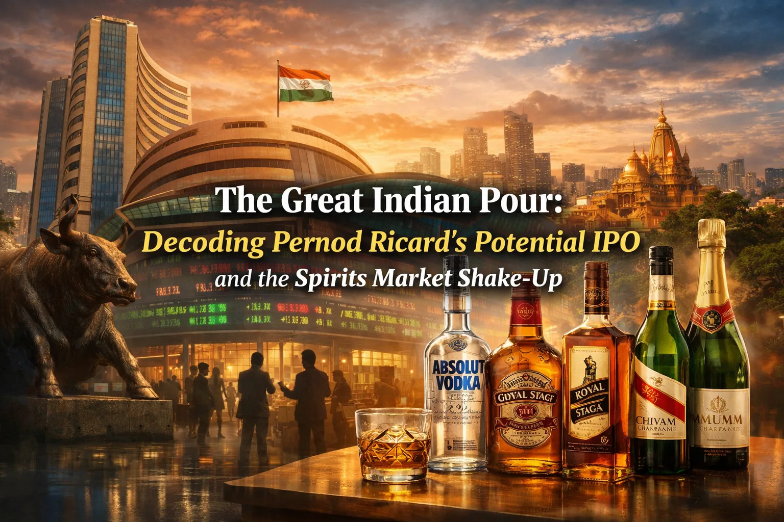 The Great Indian Pour: Decoding Pernod Ricard's Potential IPO and the Spirits Market Shake-Up 