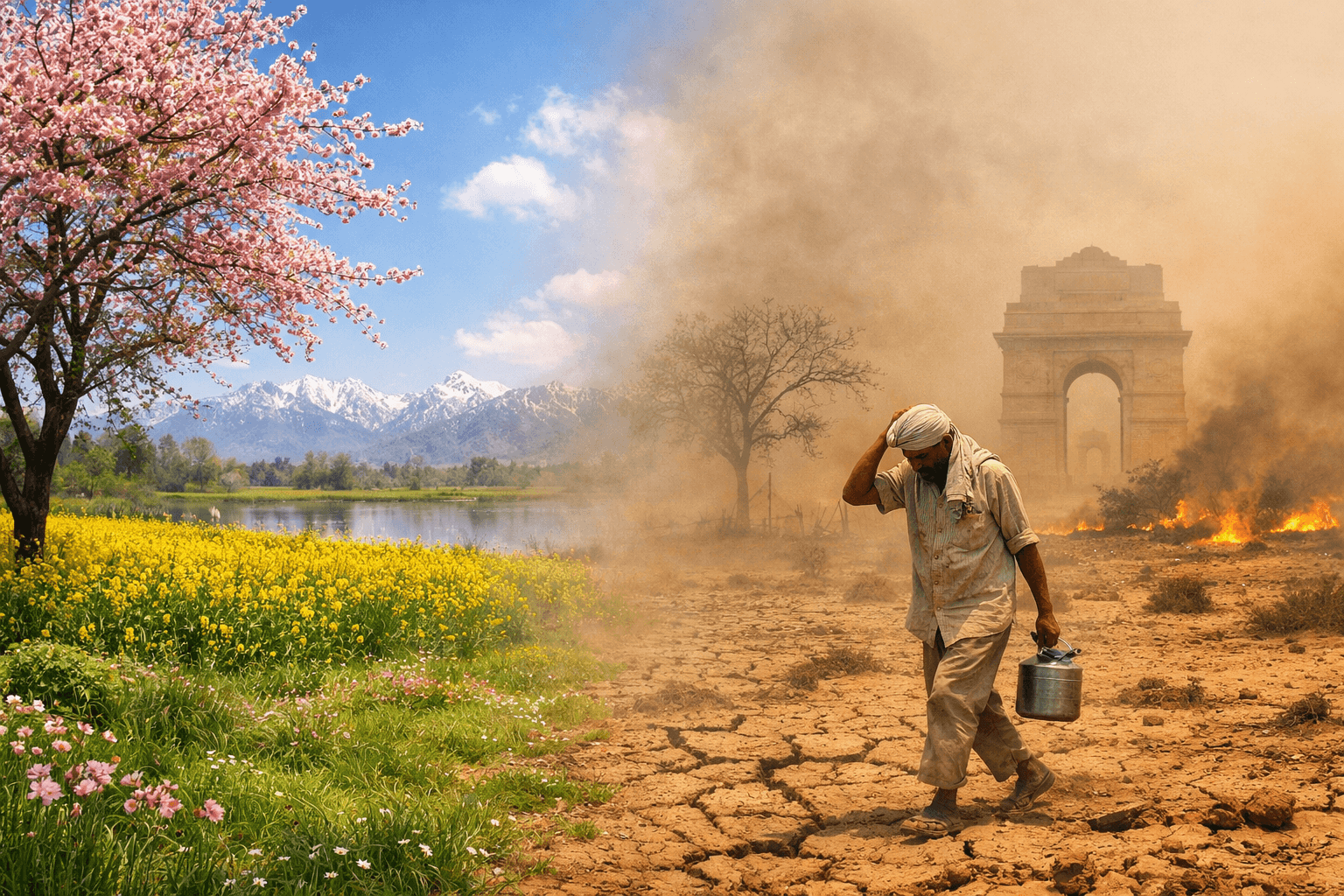 The Great Seasonal Skip: Is Spring Permanently Disappearing from North India? 