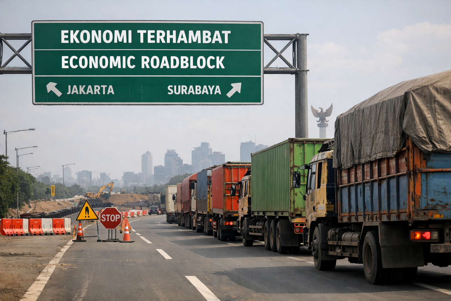 The Great Truck Pause: When Prabowo’s Grand Vision Hit Indonesia’s Economic Roadblock